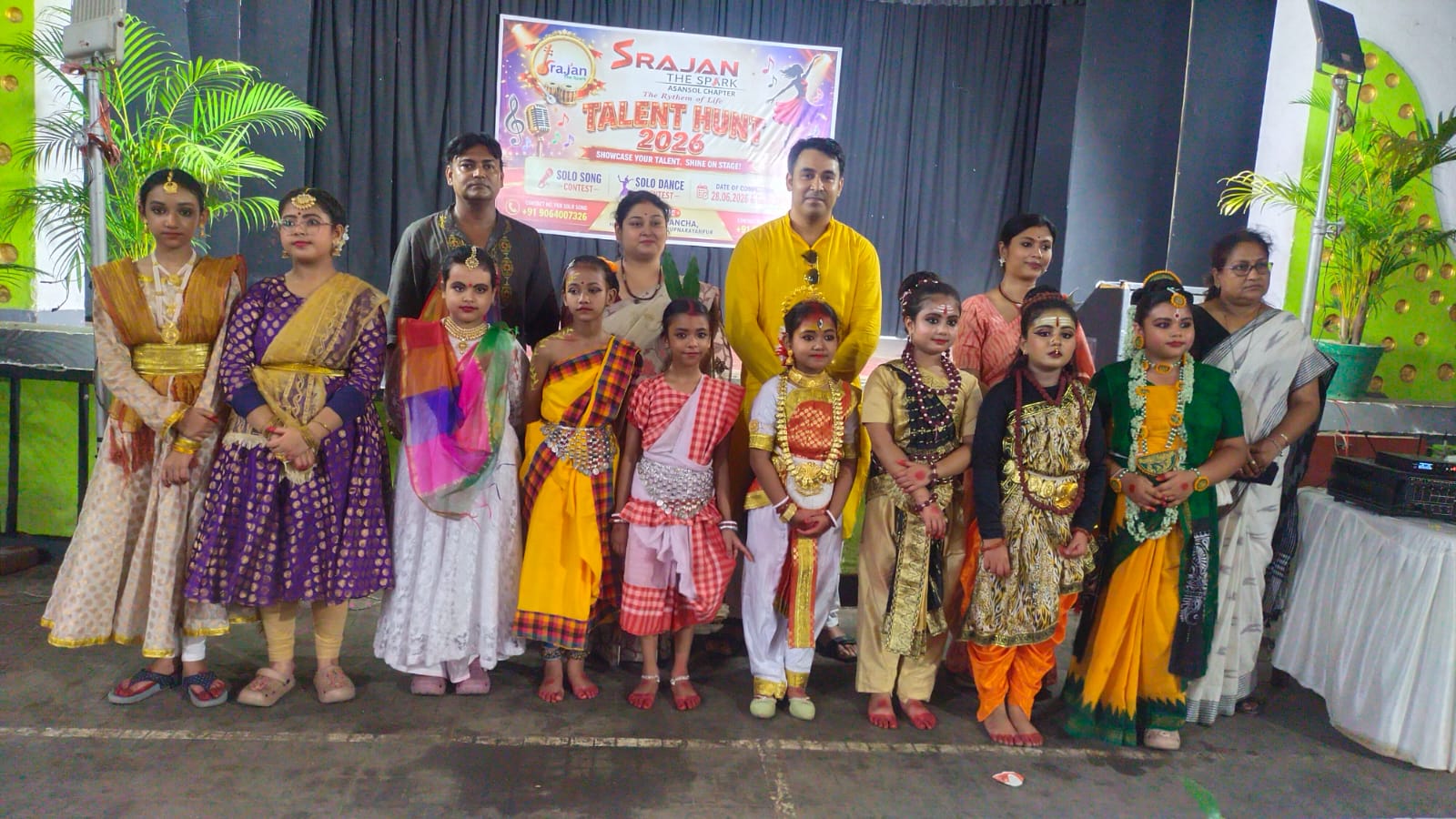 A Symphony of Talent and Triumph: SRAJAN THE SPARK Asansol Chapter Illuminates the Stage with Talent Hunt 2026