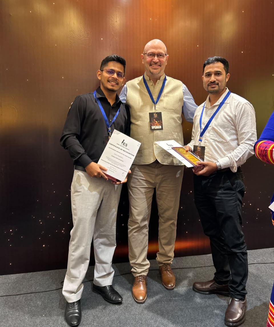 Nayanjyoti Das Honoured with Educator of the Year 2026 Award at Indian Education Summit