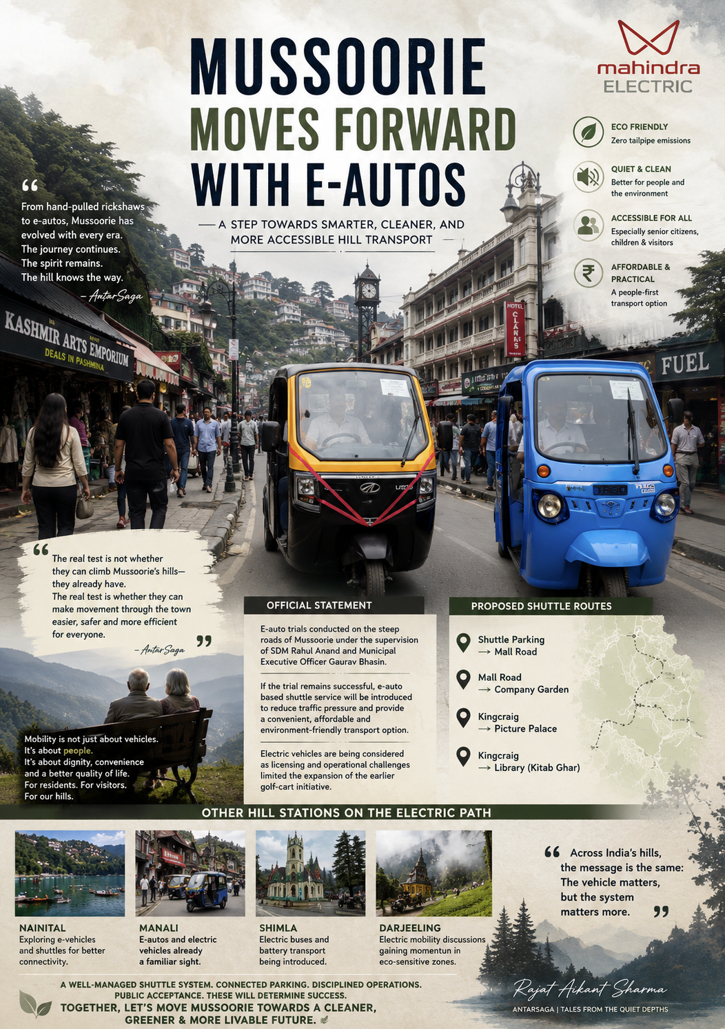 Mussoorie's E-Auto Experiment: Solution or Simply the Next Step?
