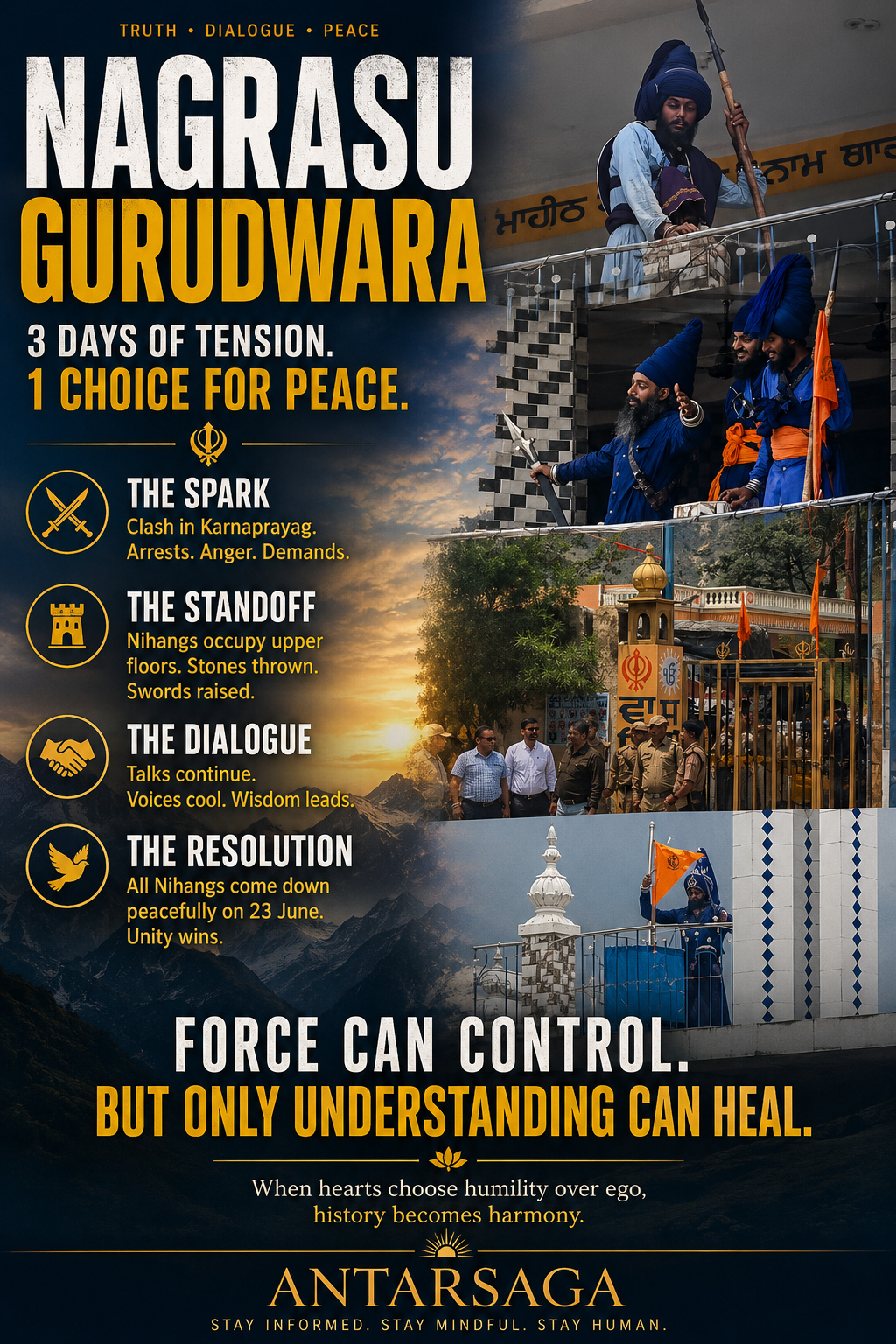 Uttarakhand Nagrasu Gurudwara Standoff Ends Peacefully After Three Days of Tension
