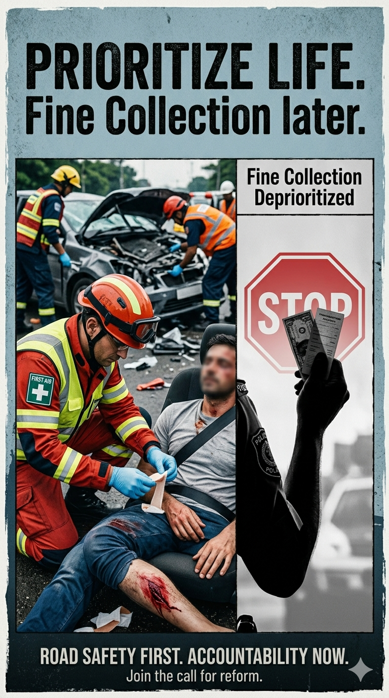 Road Safety or fine collection