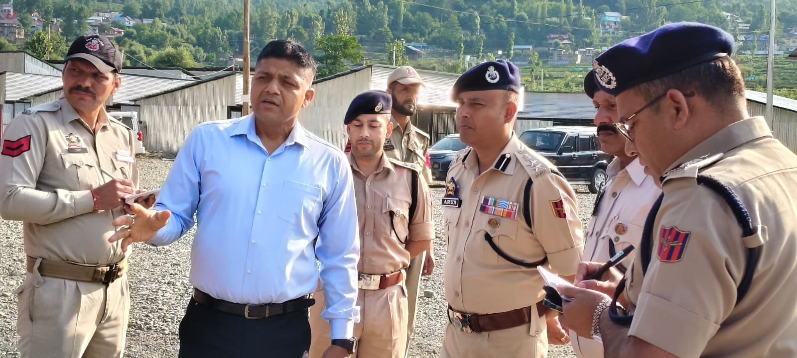 IGP Security Reviews Preparedness at Transit Camps Ahead of Shri Amarnath Ji Yatra