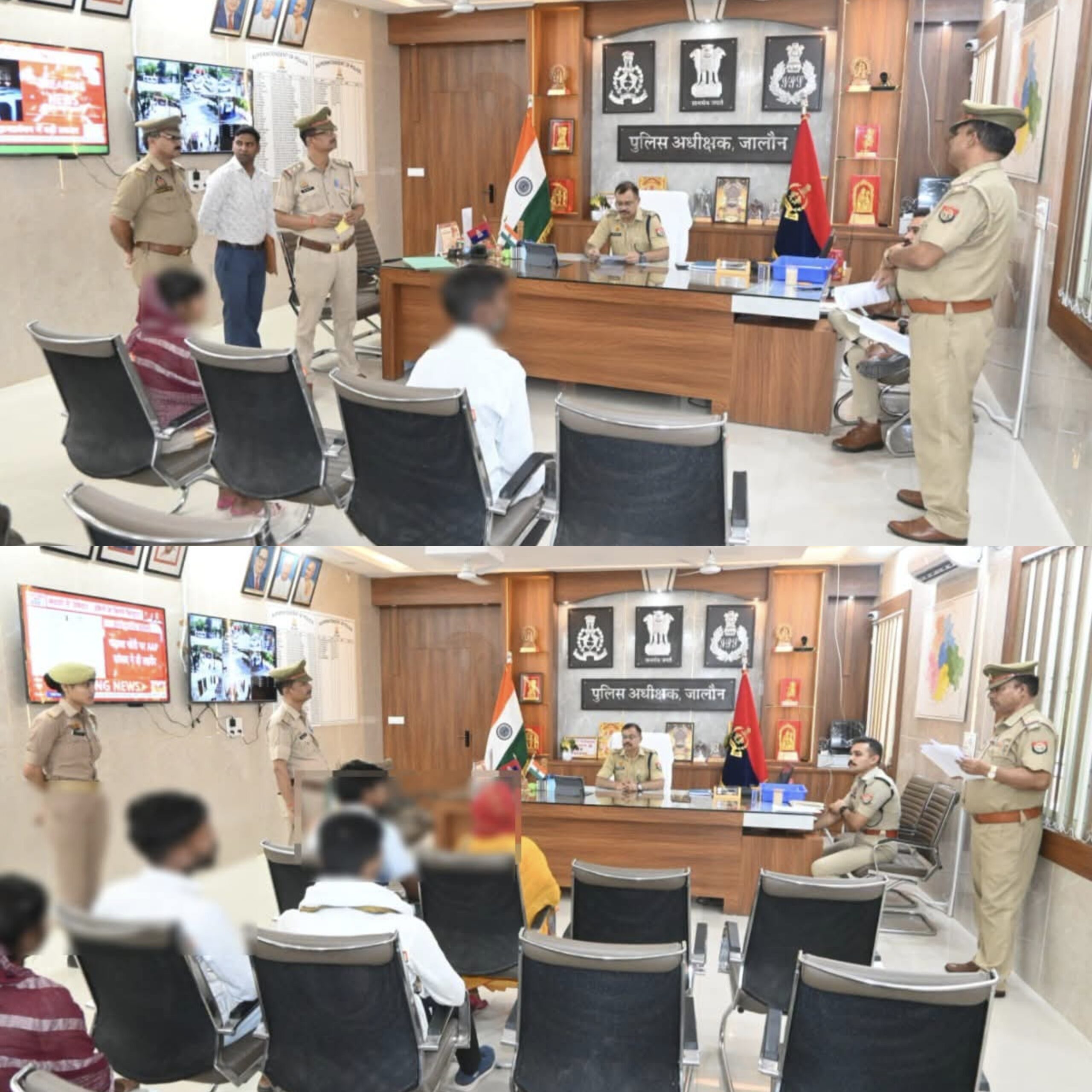 पुलिस अधीक्षक ने वर्चुअल जनसुनवाई के माध्यम से सुनीं शिकायते