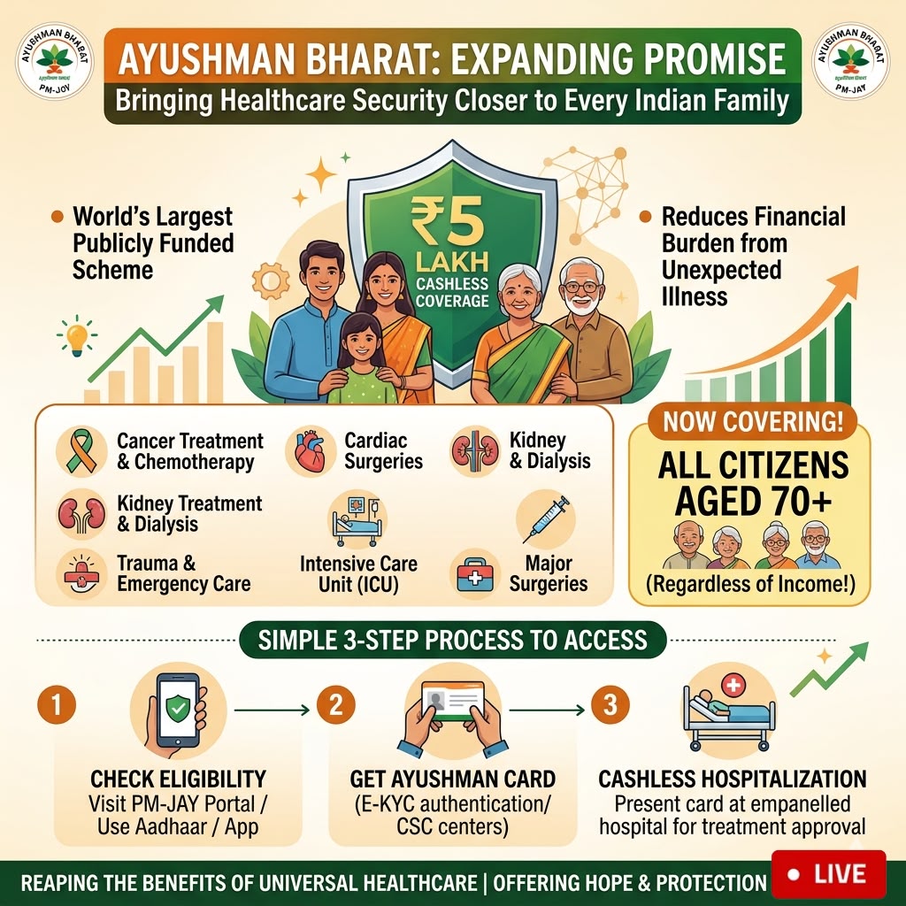 Ayushman Bharat’s Expanding Promise: Bringing Healthcare Security Closer to Every Indian Family
