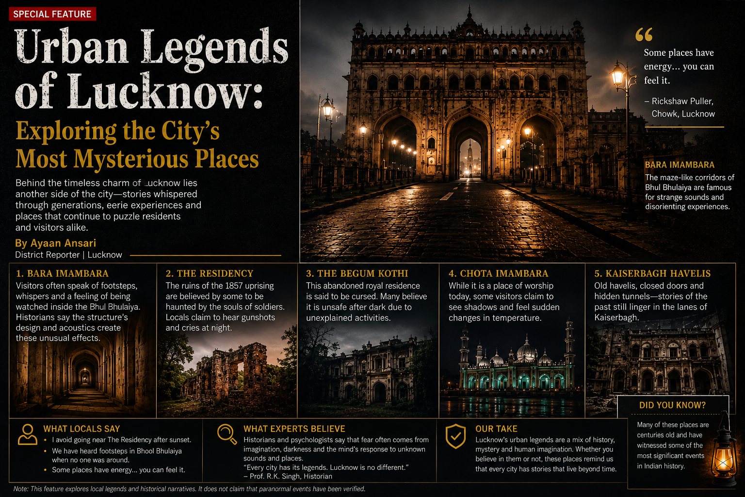 Urban Legends of Lucknow: Exploring the City’s Most Mysterious Places