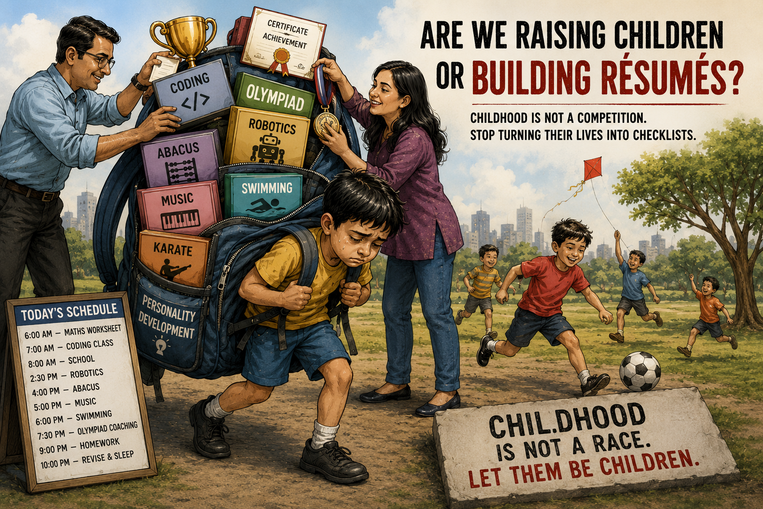 Are Today’s Children Students, or Their Parents’ Ambitious Projects? An Opinion on Modern Parenting, Academic Pressure, and the Changing Nature of Childhood