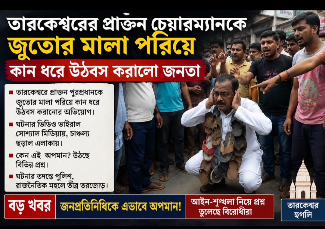 তারকেশ্বরে প্রাক্তন পুরপ্রধানকে অপমান করার অভিযোগ ঘিরে বিতর্ক, ঘটনার তদন্তে পুলিশ