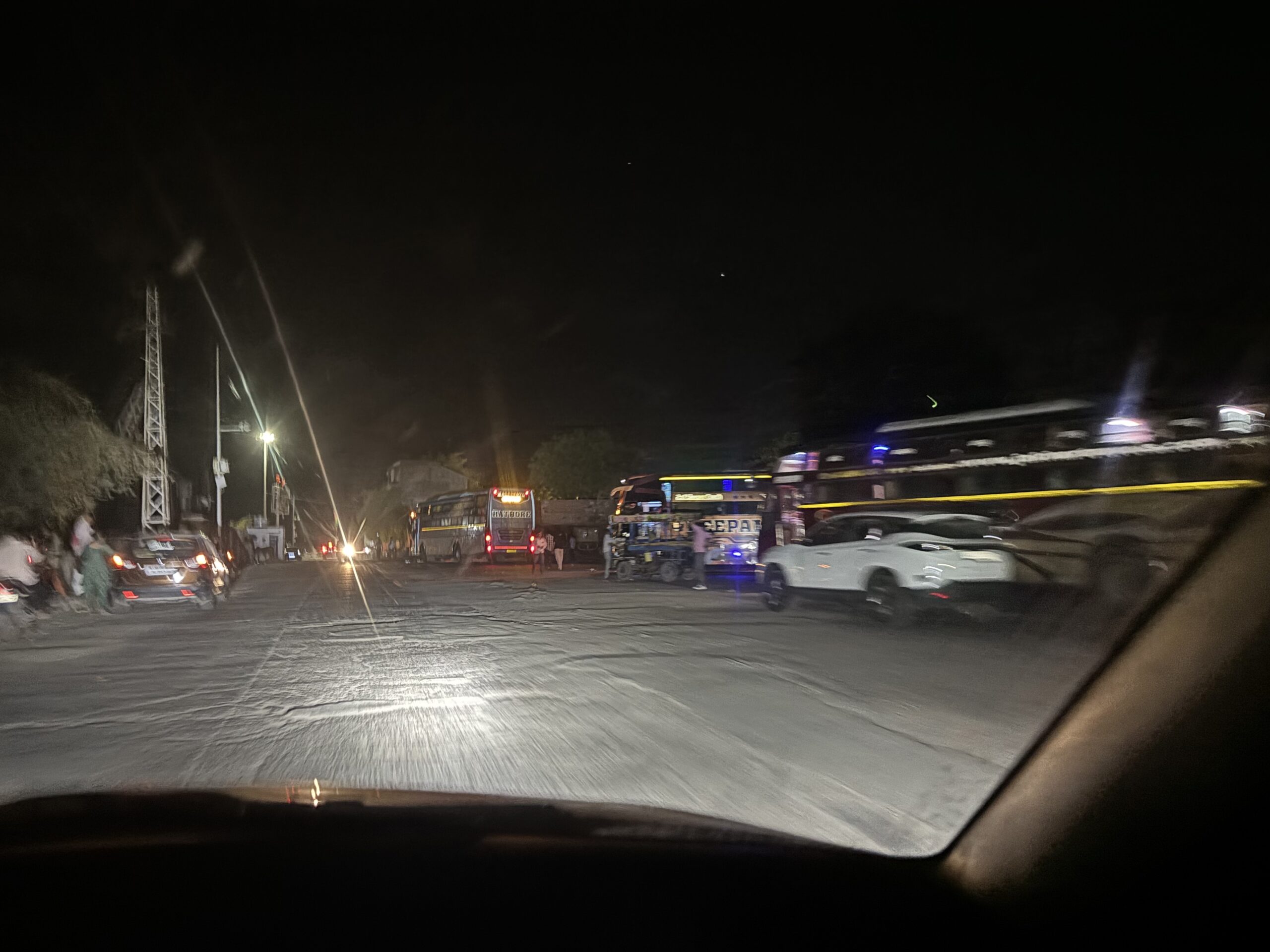 No Streetlights at Balotra Bus Stop (Chhatriyon ka Morcha near Luni River)
