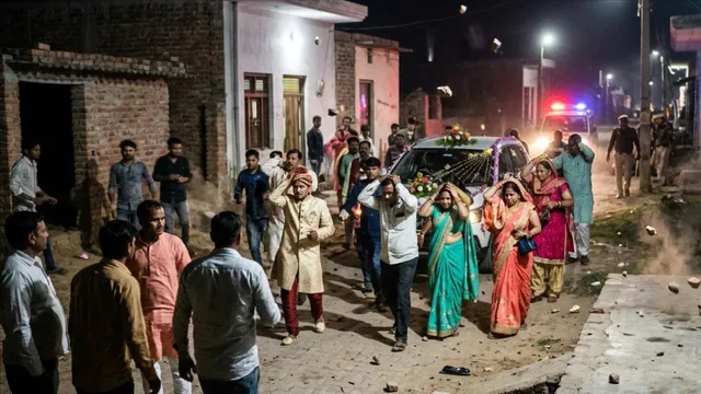 मेरठ: दुल्हन की विदाई के दौरान पथराव, ग्राम प्रधान गुट पर मारपीट का आरोप
