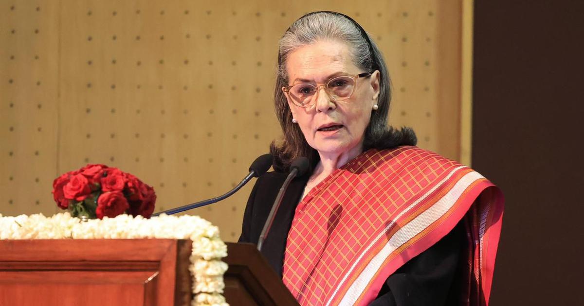 Sonia Gandhi Criticizes Modi Government's Silence on Gaza Crisis
