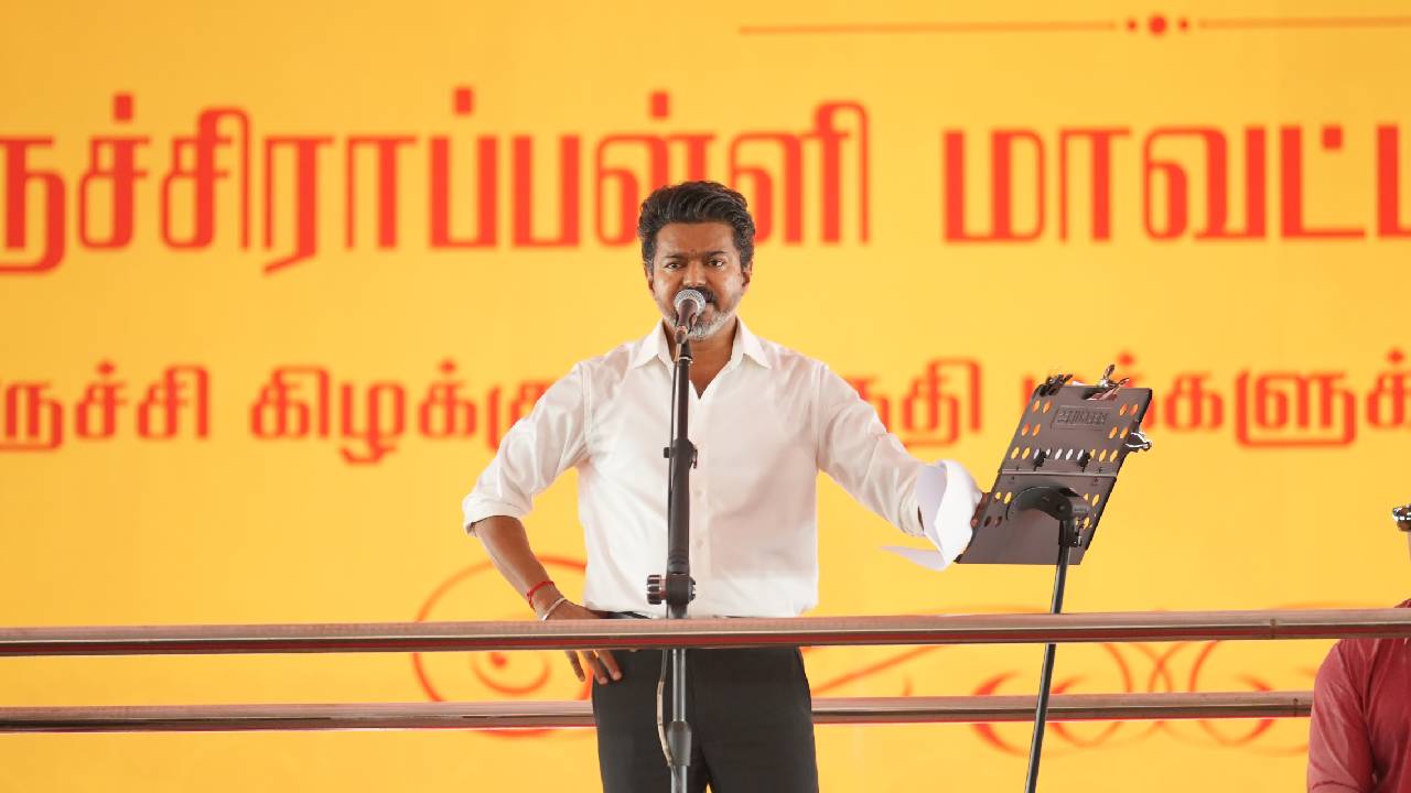 TN CM C. Joseph Vijay reasserts that DMK is his Only Political Rival