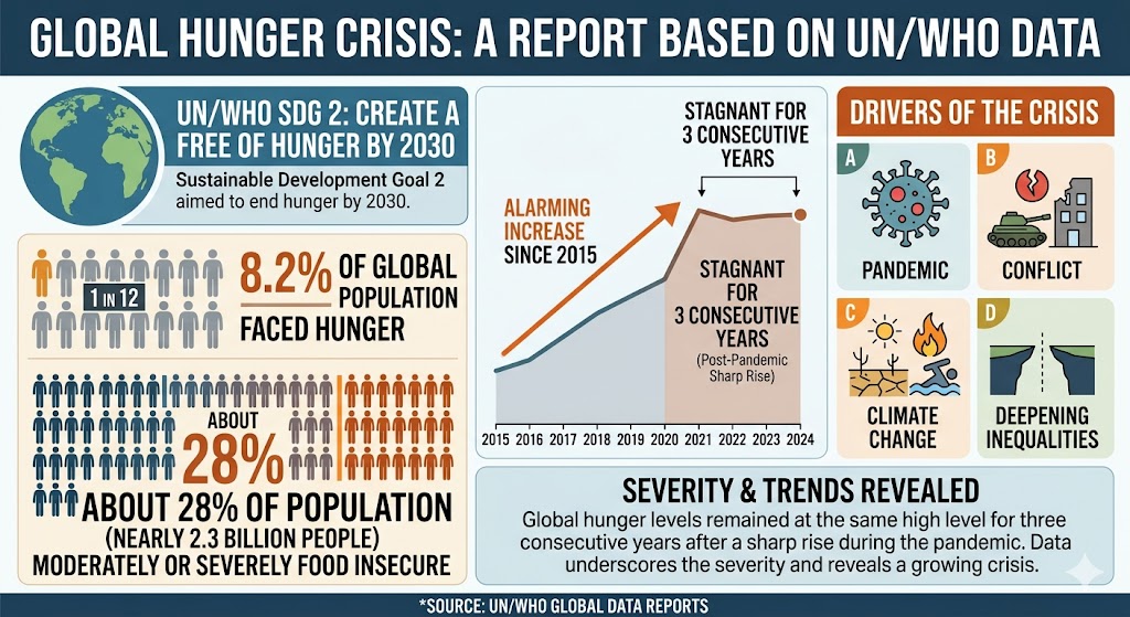 Sani Welfare Foundation Marks Day 3,877 of "Hunger Has No Religion" Initiative at Gandhi Hospital Amid Rising Global Food Crisis