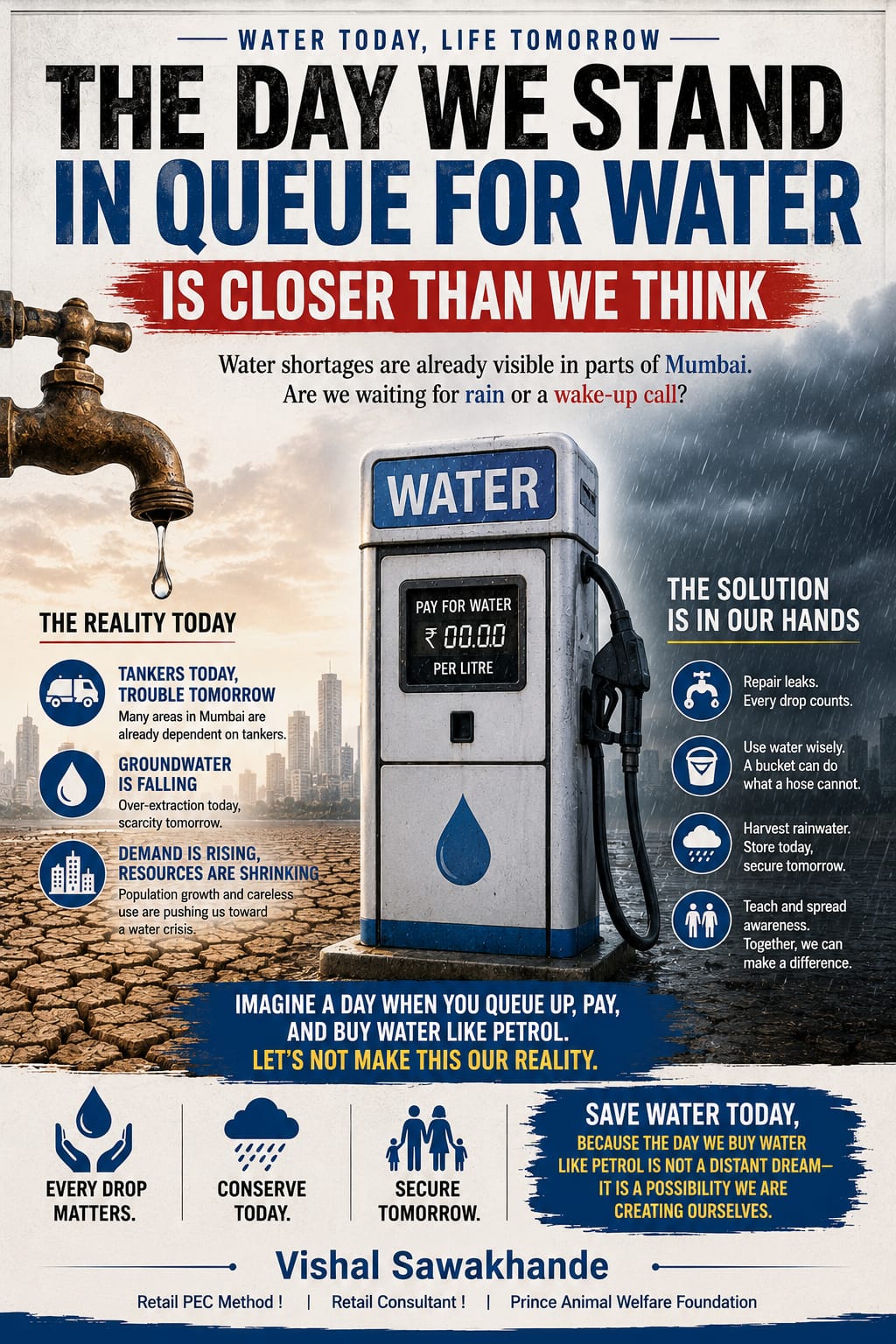 The Day We Stand in Queue for Water Is Closer Than We Think