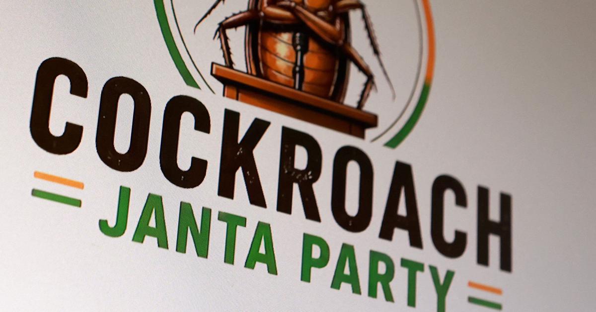 Youth-Led Cockroach Janta Party Stages Protest Demanding Education Minister's Resignation