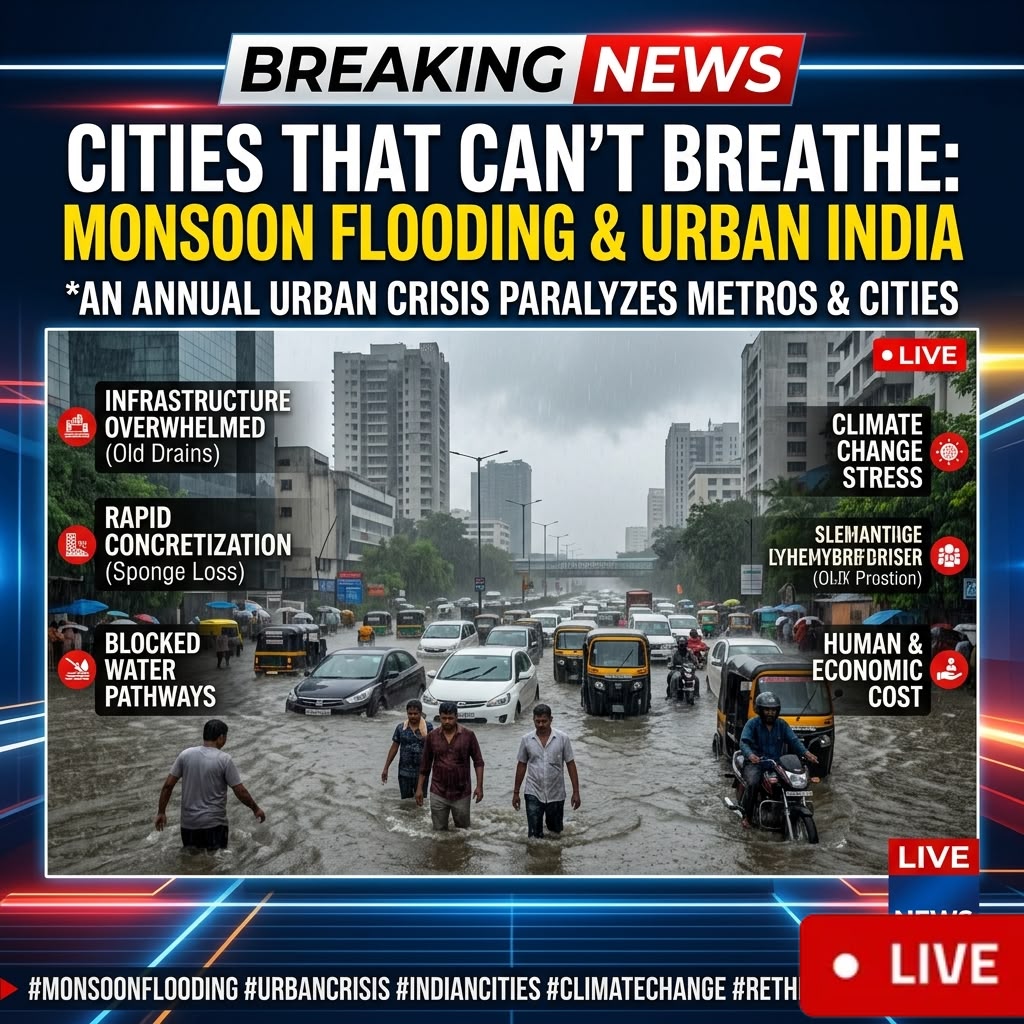 Cities That Can’t Breathe: Monsoon Flooding &amp; Urban India