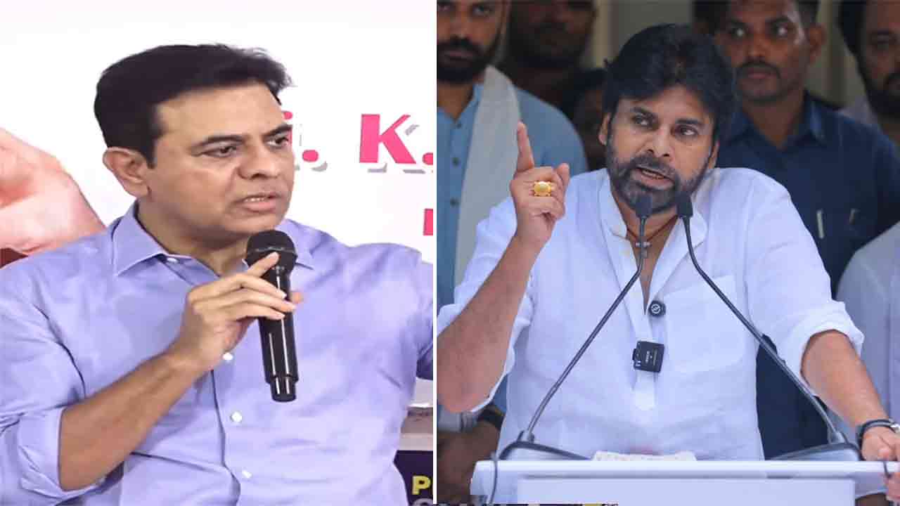 Pawan Kalyan–KTR Remarks Trigger Debate on Telangana Identity and Political Expansio